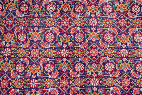 Bidjar Red Hand Knotted 100 X 129 Area Rug 700-147642 Image 3