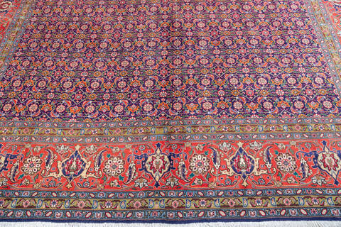 Bidjar Red Hand Knotted 100 X 129 Area Rug 700-147642 Image 4
