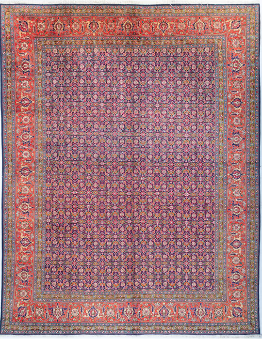 Bidjar Red Hand Knotted 100 X 129 Area Rug 700-147642 Image 0