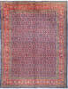 Bidjar Red Hand Knotted 100 X 129 Area Rug 700-147642 Thumb 0