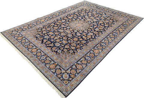 Mahi Blue Hand Knotted 84 X 123 Area Rug 700-147645 Image 2