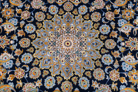 Mahi Blue Hand Knotted 84 X 123 Area Rug 700-147645 Image 3