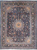 Kashan Blue Hand Knotted 910 X 130  Area Rug 700-147646 Thumb 0