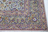 Kashan Green Hand Knotted 100 X 132 Area Rug 700-147647 Thumb 5