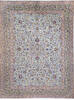 Kashan Green Hand Knotted 100 X 132  Area Rug 700-147647 Thumb 0