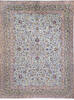 Kashan Green Hand Knotted 100 X 132 Area Rug 700-147647 Thumb 0