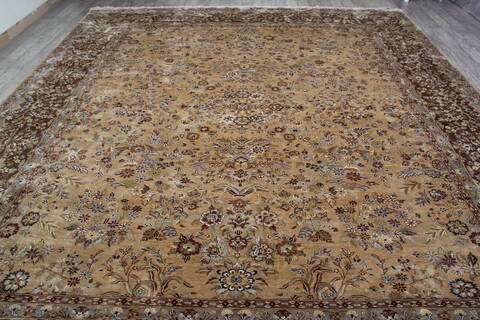Jaipur Yellow Hand Knotted 1011 X 1211 Area Rug 124-147650 Image 8
