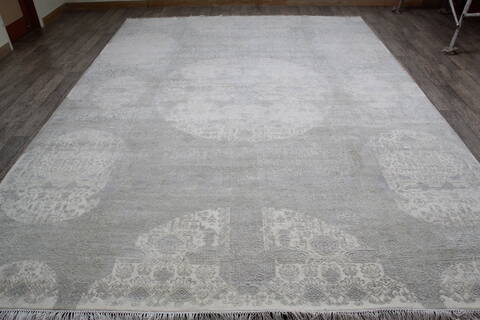 Jaipur White Hand Knotted 90 X 125 Area Rug 124-147651 Image 1