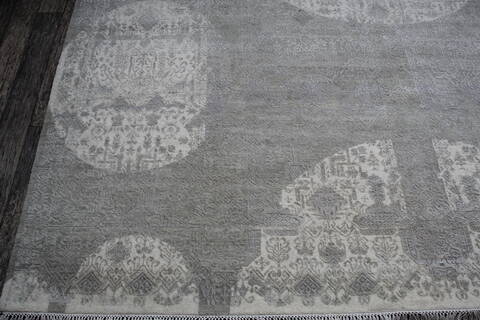 Jaipur White Hand Knotted 90 X 125 Area Rug 124-147651 Image 2