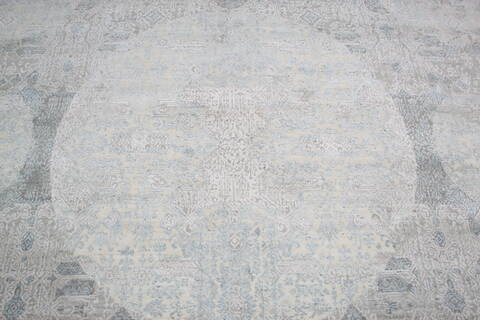 Jaipur White Hand Knotted 91 X 122 Area Rug 124-147652 Image 3