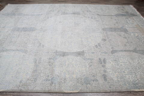 Jaipur White Hand Knotted 91 X 122 Area Rug 124-147652 Image 5
