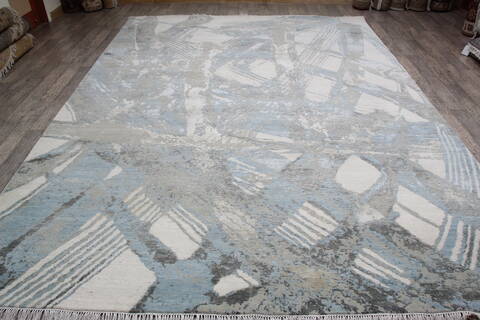 Jaipur White Hand Knotted 810 X 122 Area Rug 124-147653 Image 1