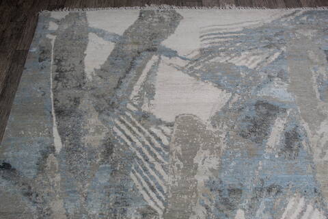 Jaipur White Hand Knotted 810 X 122 Area Rug 124-147653 Image 5