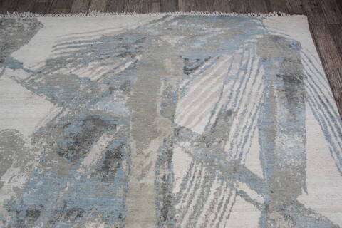 Jaipur White Hand Knotted 810 X 122 Area Rug 124-147653 Image 6