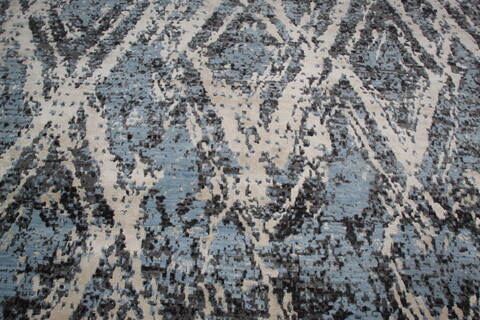 Jaipur Blue Hand Knotted 90 X 121 Area Rug 124-147654 Image 4