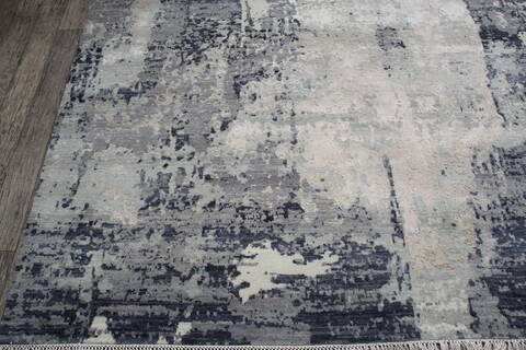 Jaipur Blue Hand Knotted 92 X 123 Area Rug 124-147655 Image 2