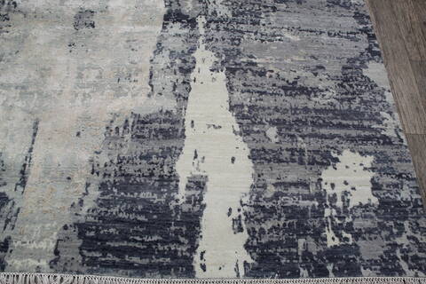 Jaipur Blue Hand Knotted 92 X 123 Area Rug 124-147655 Image 3
