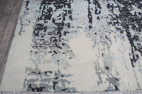 Jaipur White Hand Knotted 90 X 120 Area Rug 124-147656 Image 2