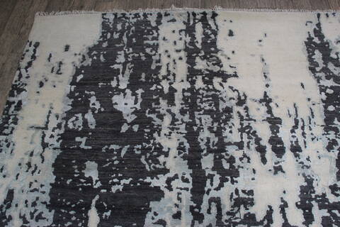 Jaipur White Hand Knotted 90 X 120 Area Rug 124-147656 Image 5