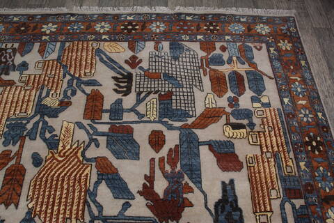 Jaipur Beige Hand Knotted 811 X 120 Area Rug 124-147659 Image 6