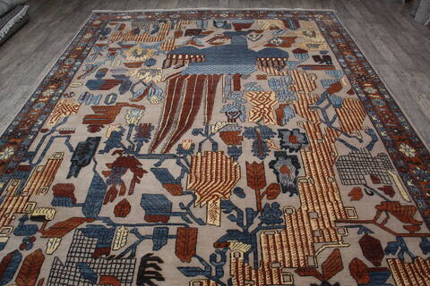Jaipur Beige Hand Knotted 811 X 120 Area Rug 124-147659 Image 7