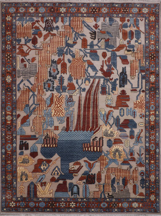 Jaipur Beige Hand Knotted 811 X 120 Area Rug 124-147659 Image 0