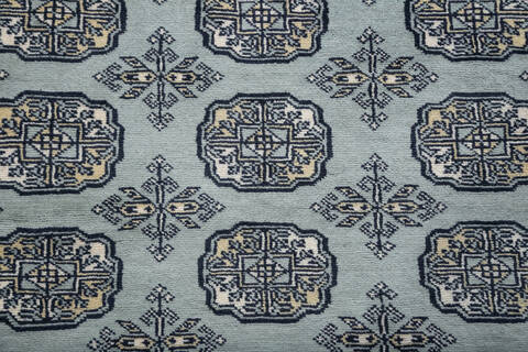 Bokhara Grey Hand Knotted 49 X 68 Area Rug 700-147661 Image 3
