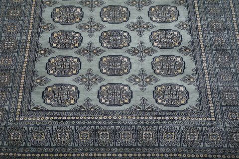 Bokhara Grey Hand Knotted 49 X 68 Area Rug 700-147661 Image 5