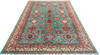 Kazak Green Hand Knotted 82 X 1011  Area Rug 700-147665 Thumb 1