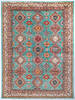 Kazak Green Hand Knotted 82 X 1011  Area Rug 700-147665 Thumb 0