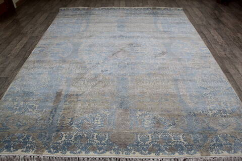 Jaipur White Hand Knotted 710 X 102 Area Rug 124-147667 Image 1