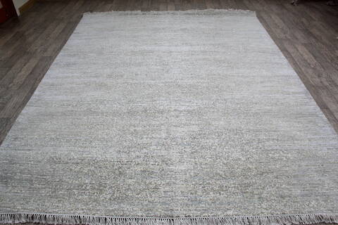 Jaipur White Hand Knotted 80 X 102 Area Rug 124-147669 Image 1