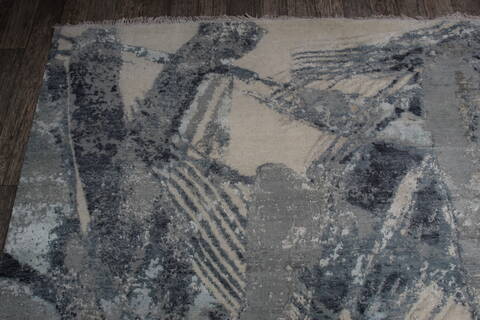 Jaipur White Hand Knotted 80 X 100 Area Rug 124-147670 Image 5