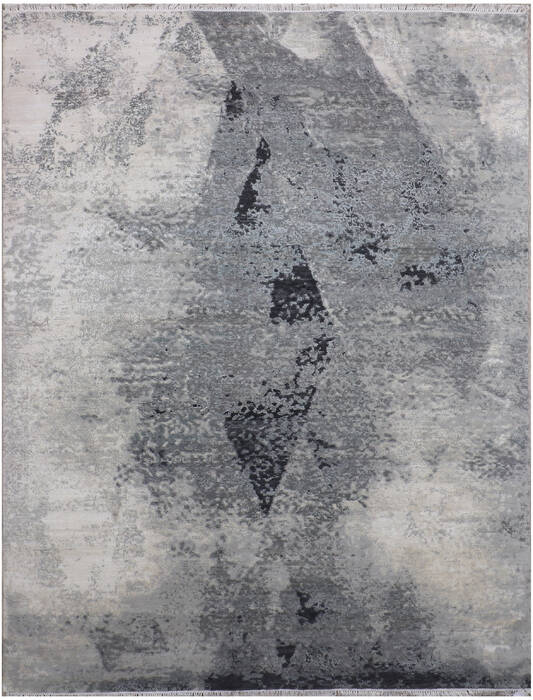 Jaipur White Hand Knotted 711 X 102 Area Rug 124-147671 Image 0