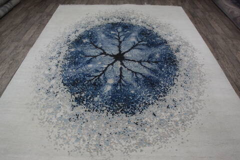 Jaipur White Hand Knotted 80 X 100 Area Rug 124-147673 Image 7