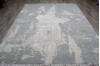Jaipur Grey Hand Knotted 80 X 100  Area Rug 124-147674 Thumb 1