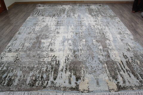 Jaipur Grey Hand Knotted 90 X 120 Area Rug 124-147676 Image 1