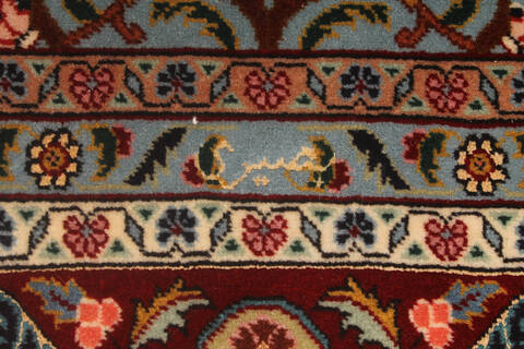 Tabriz Beige Hand Knotted 510 X 810 Area Rug 125-147680 Image 4