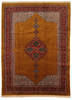 Tabriz Brown Hand Knotted 67 X 92 Area Rug 125-147681 Thumb 0