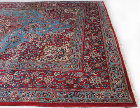 Semnan Blue Hand Knotted 84 X 117 Area Rug 254-147684 Image 1