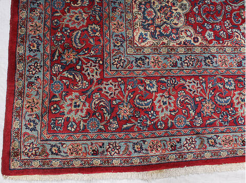 Semnan Blue Hand Knotted 84 X 117 Area Rug 254-147684 Image 4