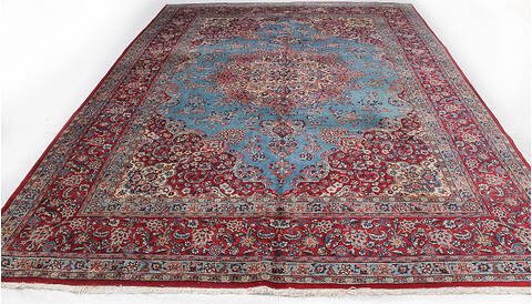 Semnan Blue Hand Knotted 84 X 117 Area Rug 254-147684 Image 5