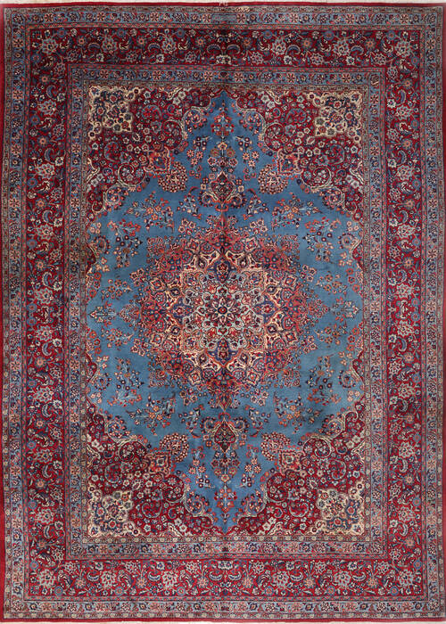 Semnan Blue Hand Knotted 84 X 117 Area Rug 254-147684 Image 0