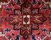Heriz Red Hand Knotted 90 X 115  Area Rug 254-147687 Thumb 4