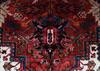 Heriz Red Hand Knotted 90 X 115  Area Rug 254-147687 Thumb 5