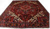 Heriz Red Hand Knotted 90 X 115  Area Rug 254-147687 Thumb 7
