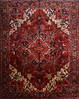 Heriz Red Hand Knotted 90 X 115  Area Rug 254-147687 Thumb 0