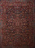 Floral Red Hand Knotted 90 X 120  Area Rug 254-147688 Thumb 0