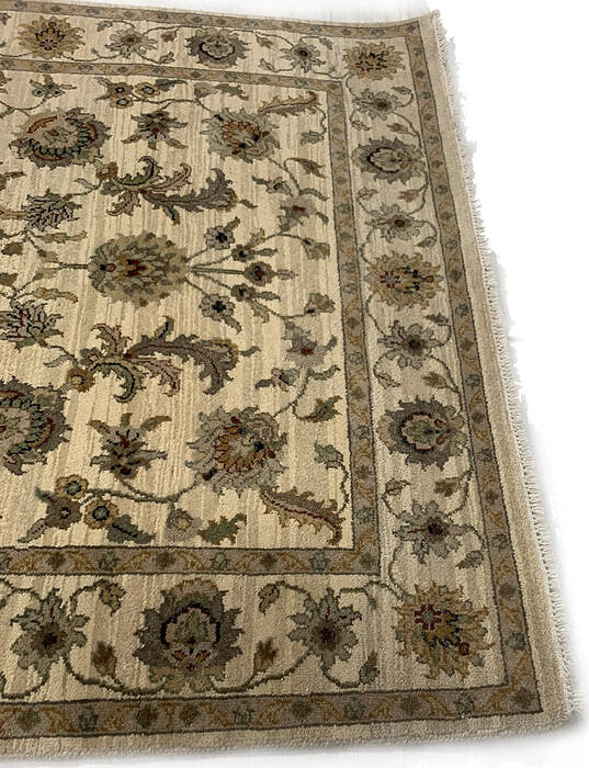 Ziegler Beige Hand Knotted 40 X 60 Area Rug 254-147691 Image 2