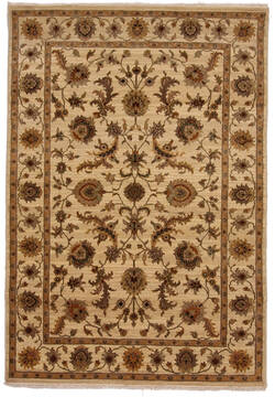 Ziegler Beige Hand Knotted 4'0" X 6'0"  Area Rug 254-147691